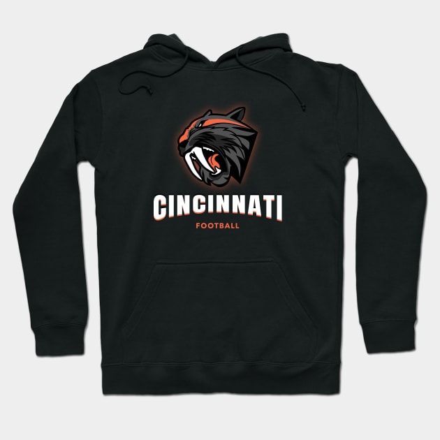 cincinnati bengals football Hoodie by BVHstudio